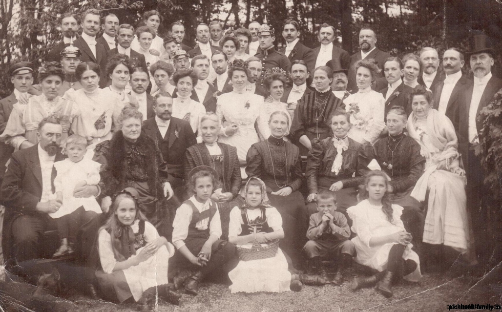 1910 Familienfest Pickhardt-Siebert, Brockhaus