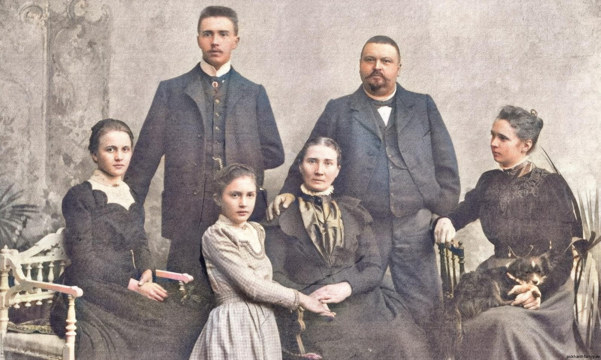 Ernst heinrich Pickhardt mit Familie 1902